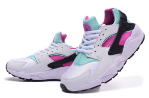 Nike Air Huarache бело-бирюзовые с сиреневым (35-40)