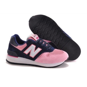 New Balance 670 замша-сетка розовый с синим (35-39)