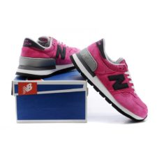 Кроссовки New Balance 990 женские pink розовые с черным (35-39)