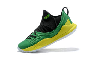 Under Armour curry 5 желтые с зеленым (40-45)