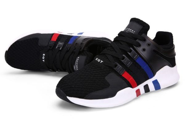 Adidas EQT Support "ADV" черные с синим и красным (35-44)