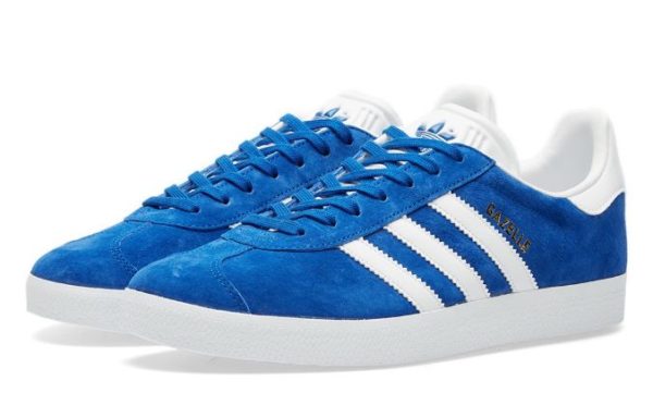 Adidas Gazelle синие с белым (35-44)