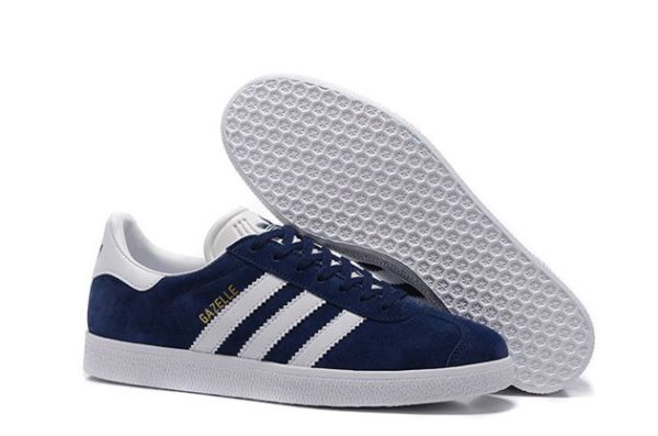 Adidas Gazelle темно-синие с белым (35-44)