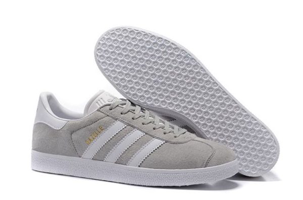 Adidas Gazelle серые с белым (35-44)