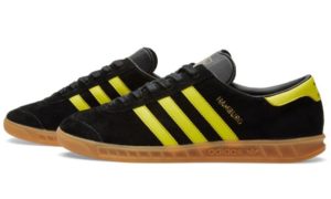 Adidas Hamburg черные с желтым (39-44)