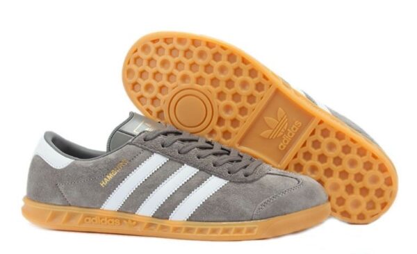 Adidas Hamburg серые с белым (39-44)