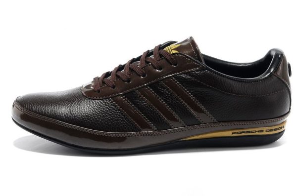 Adidas Porsche Design S3 коричневые с золотым (39-44)