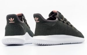 Adidas Tubular Shadow темно-зеленые с розовым (40-44)