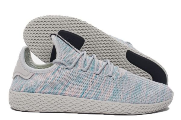 Adidas x Pharrell Williams Tennis Hu сине-розовые с серым (35-39)