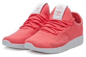 Adidas x Pharrell Williams Tennis Hu малиновые с белым (35-39)