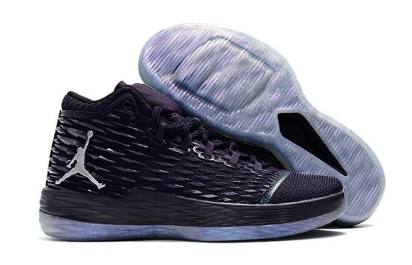 Nike Air Jordan Melo M13 черные с белым (40-44)