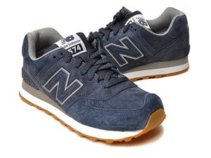 NEW BALANCE 574 ЗАМША темно синие (40-45)