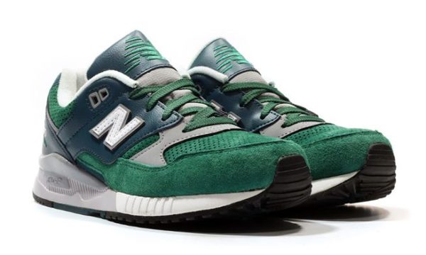 New Balance 530 зеленые с серым и синим (40-44)