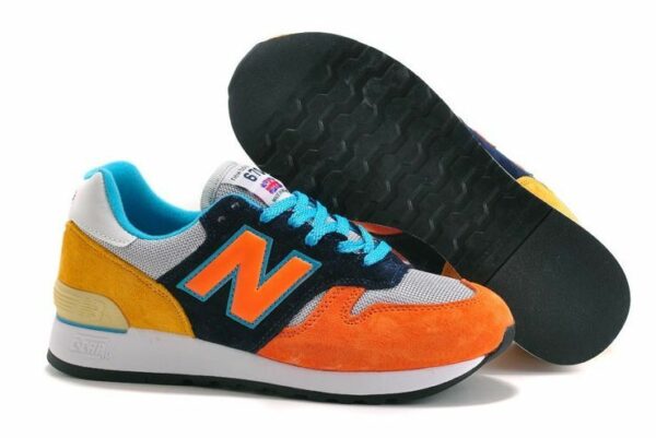 New Balance 670 оранжевые с желтым и синим (35-44)