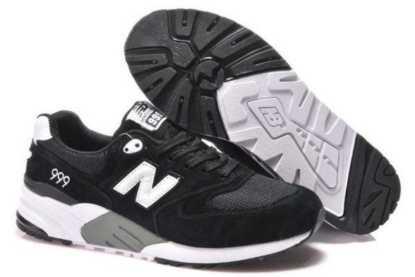 New Balance 999 черные с белым (39-43)