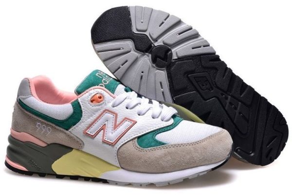 New Balance 999 разноцветные-фламинго (36-40)