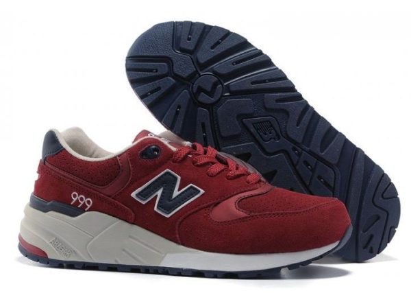 New Balance 999 бордовые с синим (40-45)