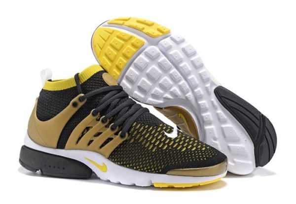 Nike Air Presto Flyknit Ultra черные с коричневым (39-44)