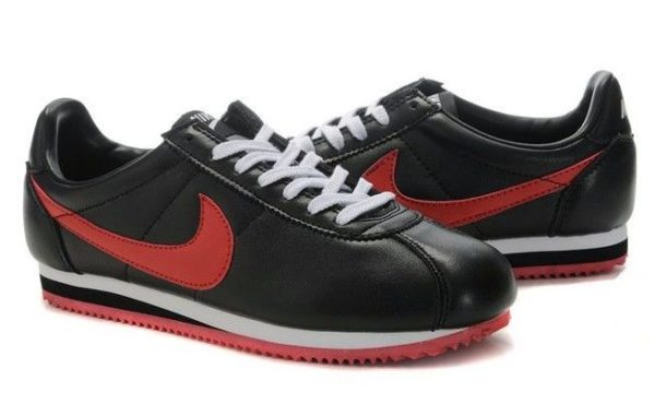 Nike Cortez черные с красным (39-43)