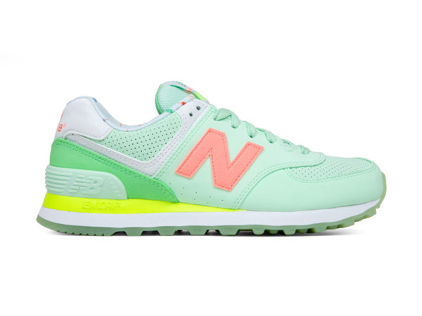 New Balance 574 нубук бирюзовый (35-40)