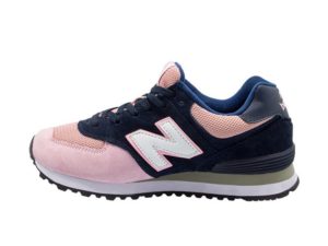 New Balance 574 синие с розовым (36-40)