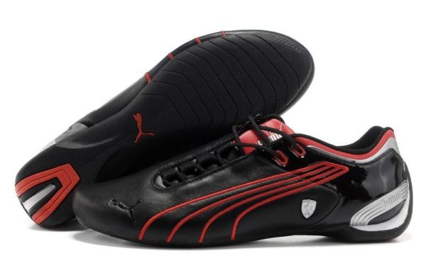 Puma Ferrari черные с красным (43-44)