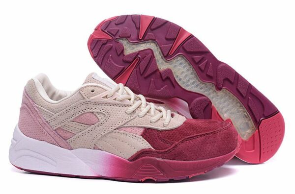 Puma R698 x Ronnie Fieg «Sakura» бордовые (35-39)