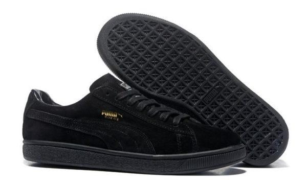 Puma Suede Classic черные (Black) (35-44)