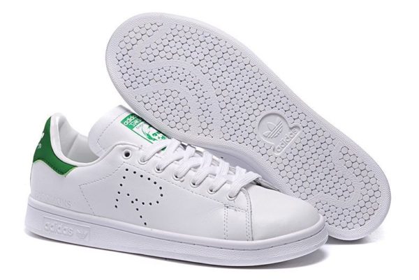 Raf Simons x Adidas Stan Smith белые с зеленым (35-44)