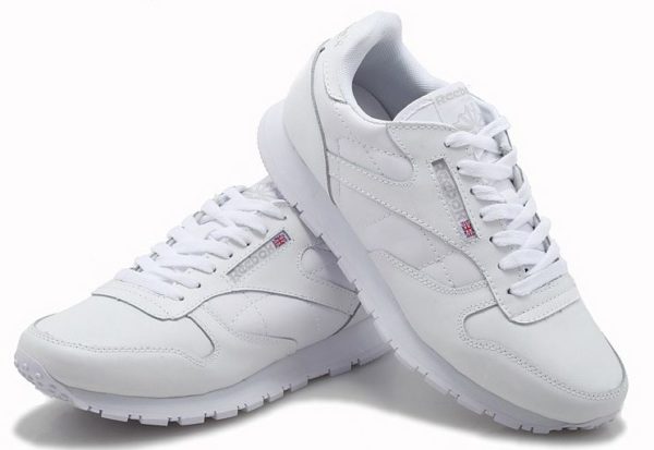 Reebok Classic Leather (White) белый (35-44)