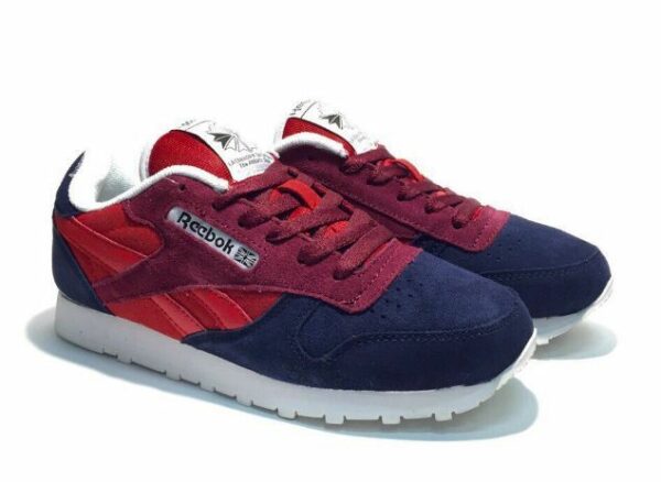 Reebok Classic Suede Women красные с синим (35-39)