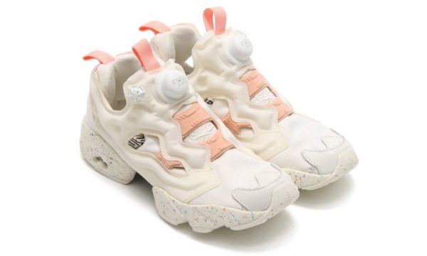 Reebok Insta Pump Fury белые с розовым (35-39)