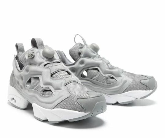 Reebok Insta Pump Fury Flat серые с белым (35-43)