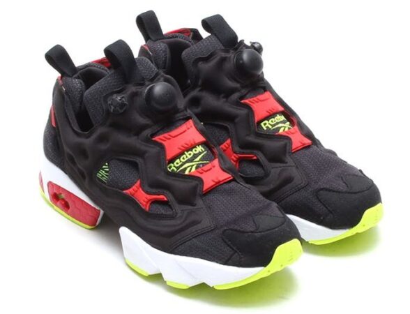 Reebok Insta Pump Fury OG черные с красным (35-39)