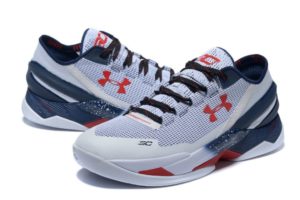 Under Armour Clutchfit Drive Low белые с красным и синим (40-45)