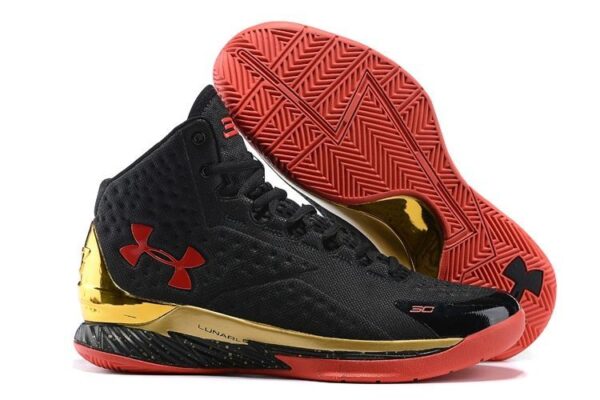 Under Armour Curry One черные с золотым (40-45)