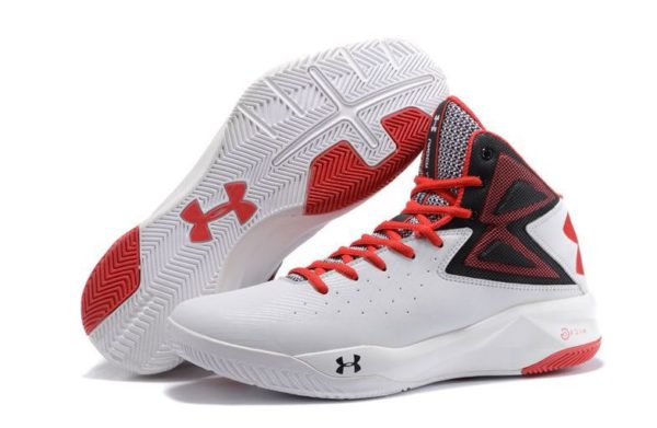 Under Armour Curry белые с красным (40-45)