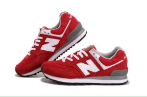 New Balance 574 красные-red (36-44)