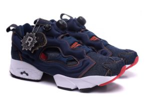 Zozotown x Reebok Insta Pump синие с красным (35-43)