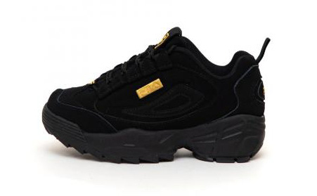 Fila Disruptor 2 black-gold черные с золотым (35-39)