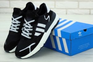 Adidas Nite Jogger черно-белые (40-44)