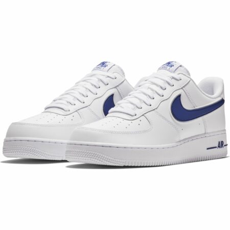 Nike Air Force 1 LV8 белые с синим (40-44)