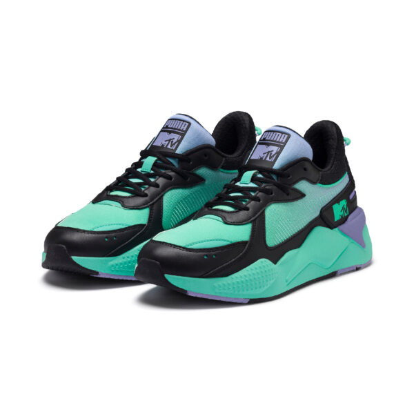 Puma RS-X MTV зелёные-черные-фиолетовые (35-44)