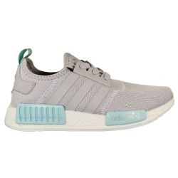 Adidas NMD R1 серые с зелёным