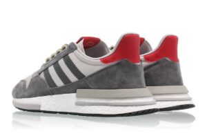 Adidas ZX 500 серые с красным (35-44)