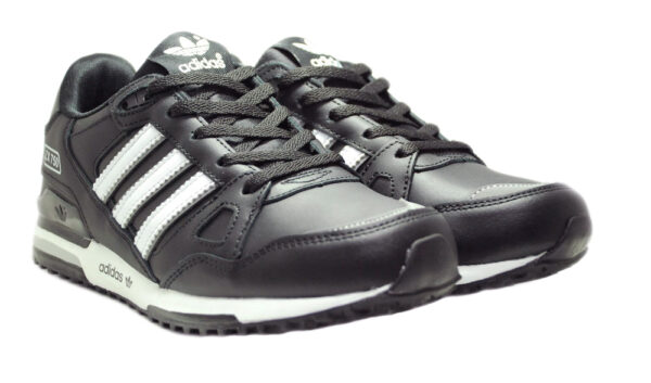 Adidas ZX 750 черные с белым кожаные мужские (40-44)