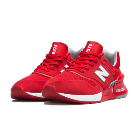 New Balance 997.5 красные замша-сетка мужские-женские (35-44)