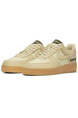 Nike Air Force 1 Low Gore-Tex бежевые кожаные мужские (40-44)