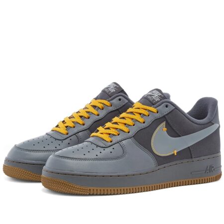 Nike Air Force 1 Low Gore-Tex серые кожа-замша мужские (40-44)