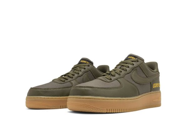 Nike Air Force 1 Low Gore-Tex зеленые кожаные мужские (40-44)